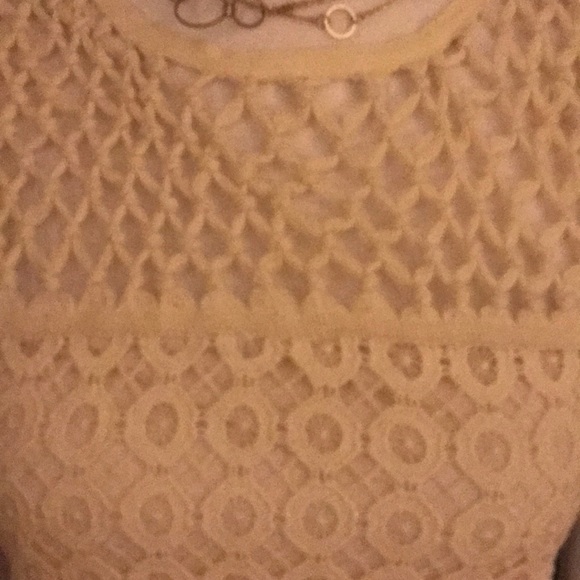 Chelsea and Violet Dress. Lace overlay. Fringe! - Picture 3 of 5